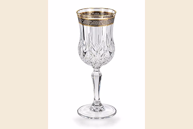 Zestaw 2 szt do wina 230ml dekorowane Opera Platin