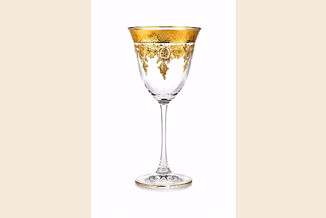 Piękne kieliszki do wina białego 190ml Jesolo Gold-JGC