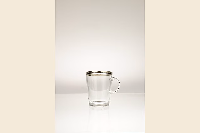 Faro Platinum-FPO-szklanka do herbaty z uchem 250ml