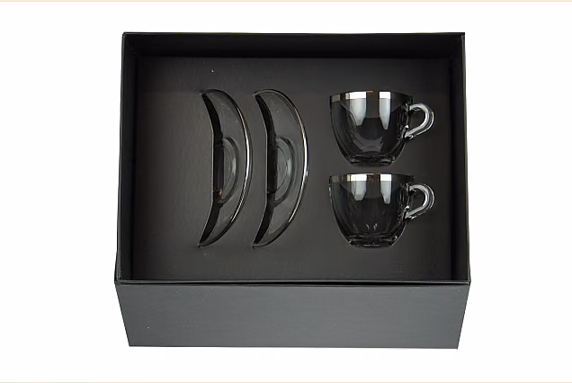 Faro Platinum-FPP-2 szt filiżanki do espresso ze spodkiem