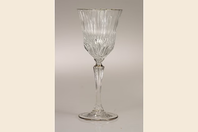 Eleganckie kieliszki do wody 280ml zdobione platyną ADAGIO PLATINUM-ADPB