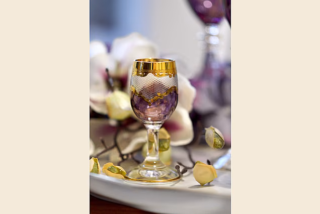 Kieliszki do wódki 35ml Bejrut Violet-BBE