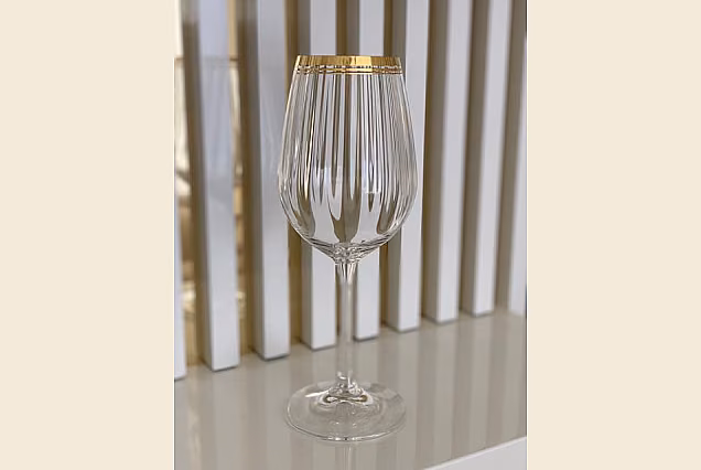 Marble Gold-MGC-kieliszki do wina 350ml