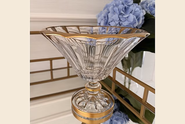 Marigold-MB-kryształowa misa na nodze 26cm