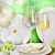Forest-FB- złocone kieliszki do wina czerwonego 6szt